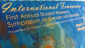 International Feminism Symposium 3-7-12 